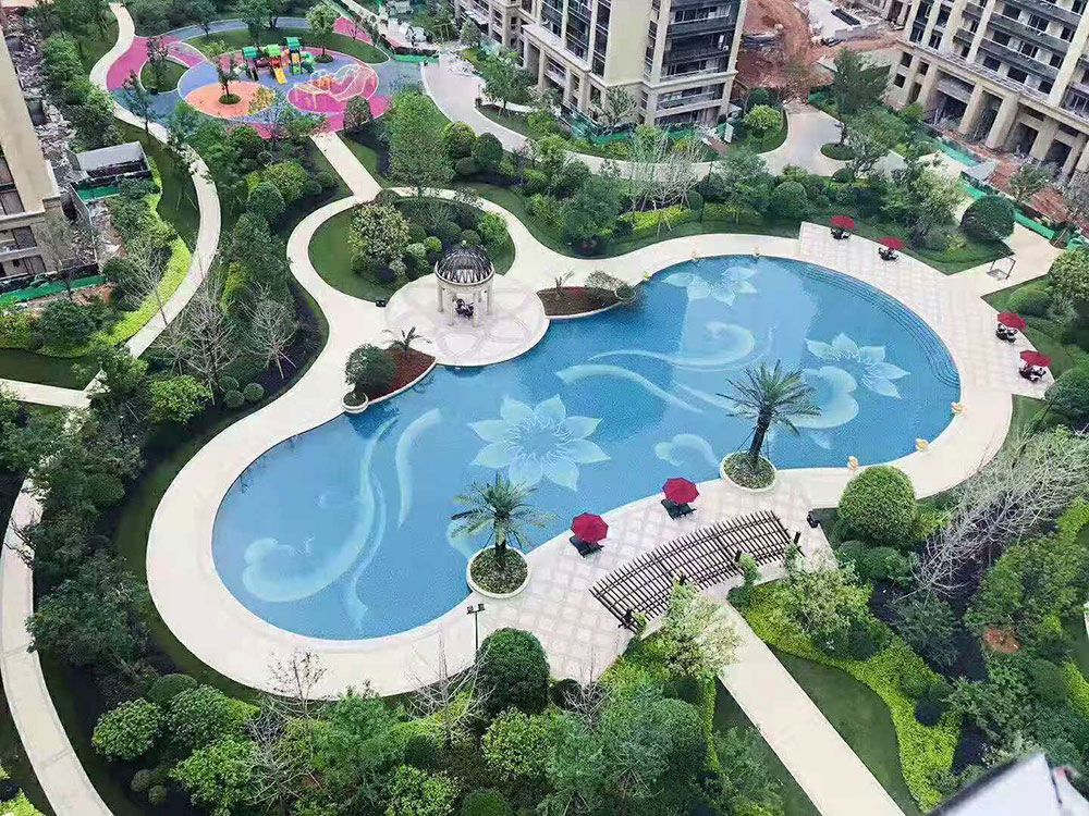 電視機墻裝修用玻璃馬賽克，**亮麗易清洗